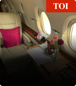 No cramped flights, families charter planes for ‘time and space’ travel