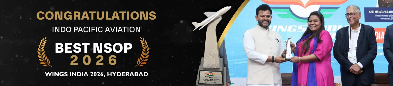 Indo Pacific Aviation Won Best NSOP 2026 Award Wings India